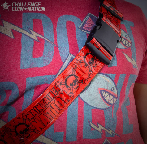 Custom reflective belt example for flightline crew